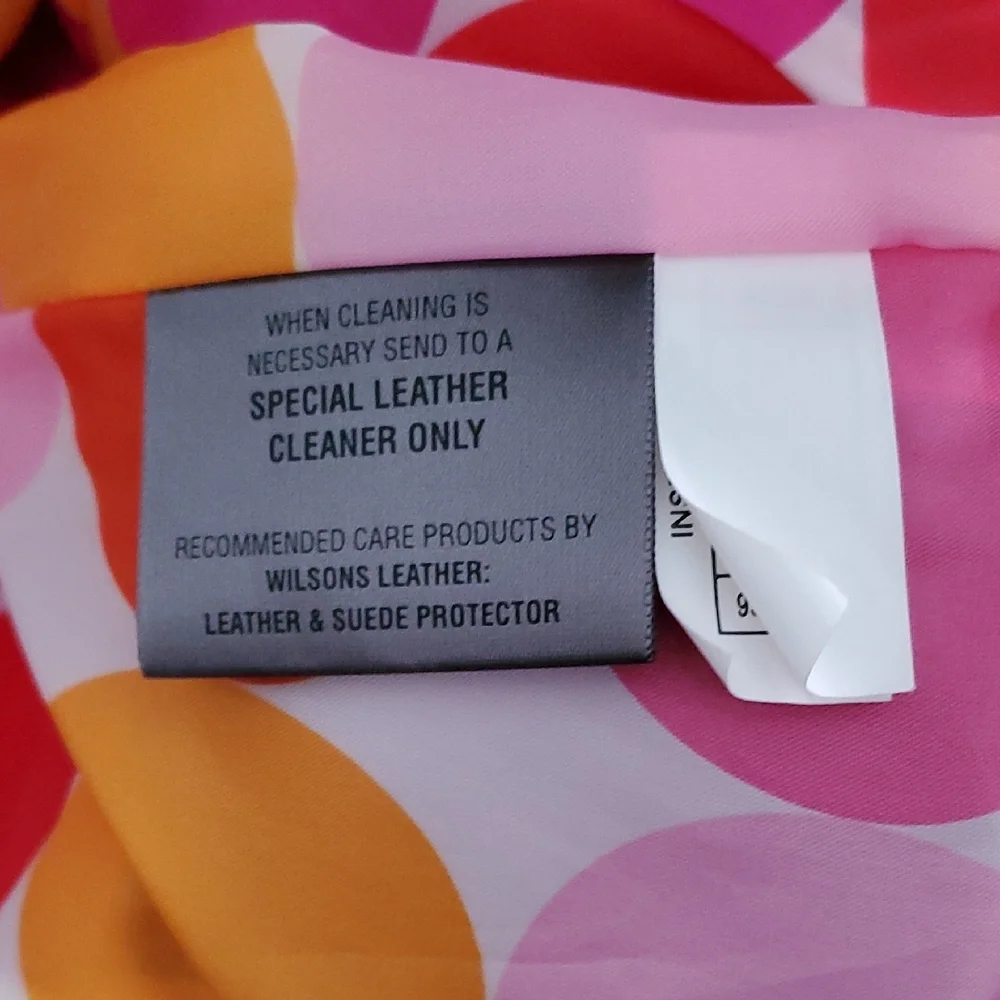 Wilsons Leather Vibrant Pink Jacket - Picture 6 of 6